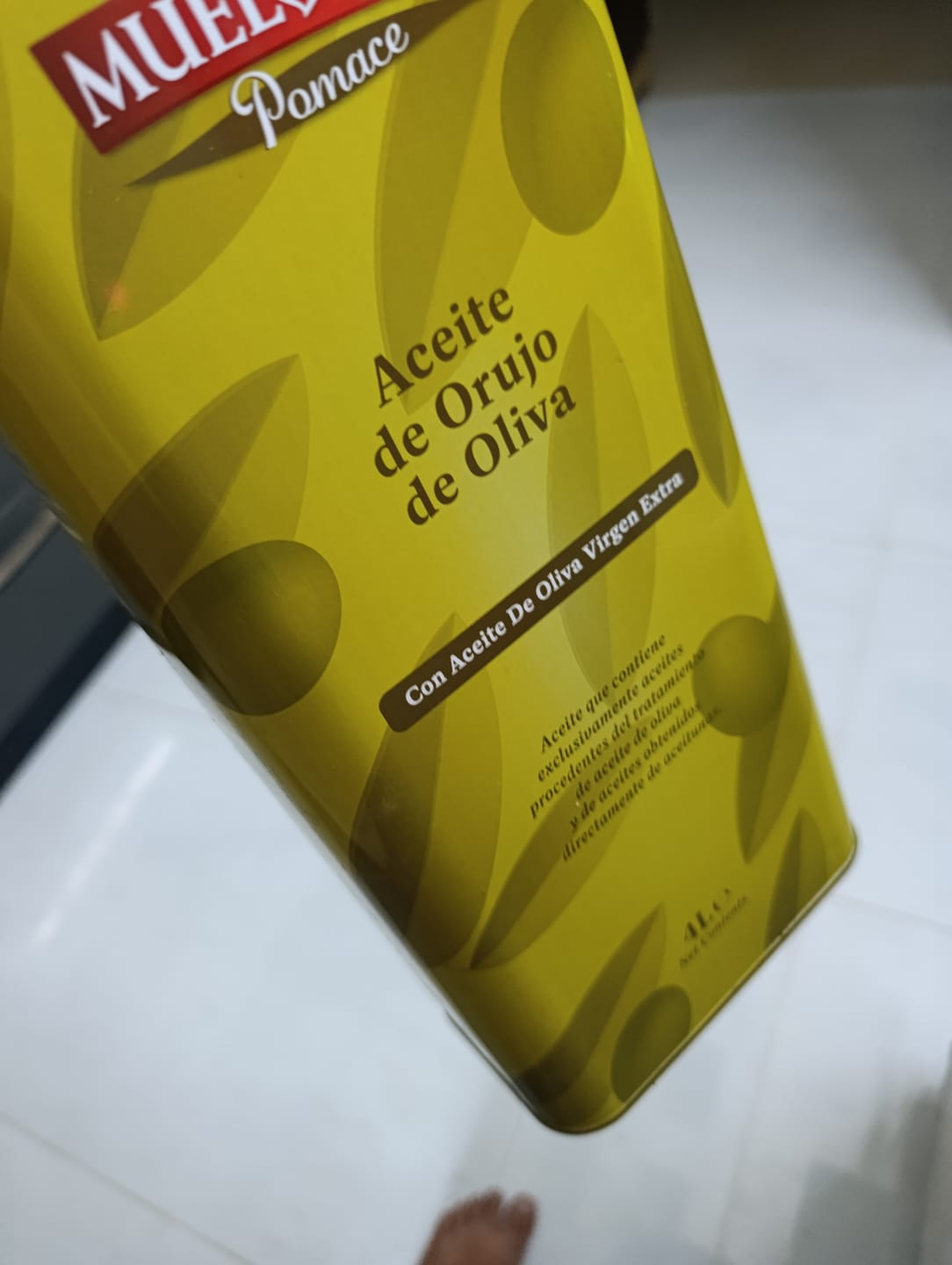 Customer photo review of Pomace Blended With Extra Virgin Olive Oil