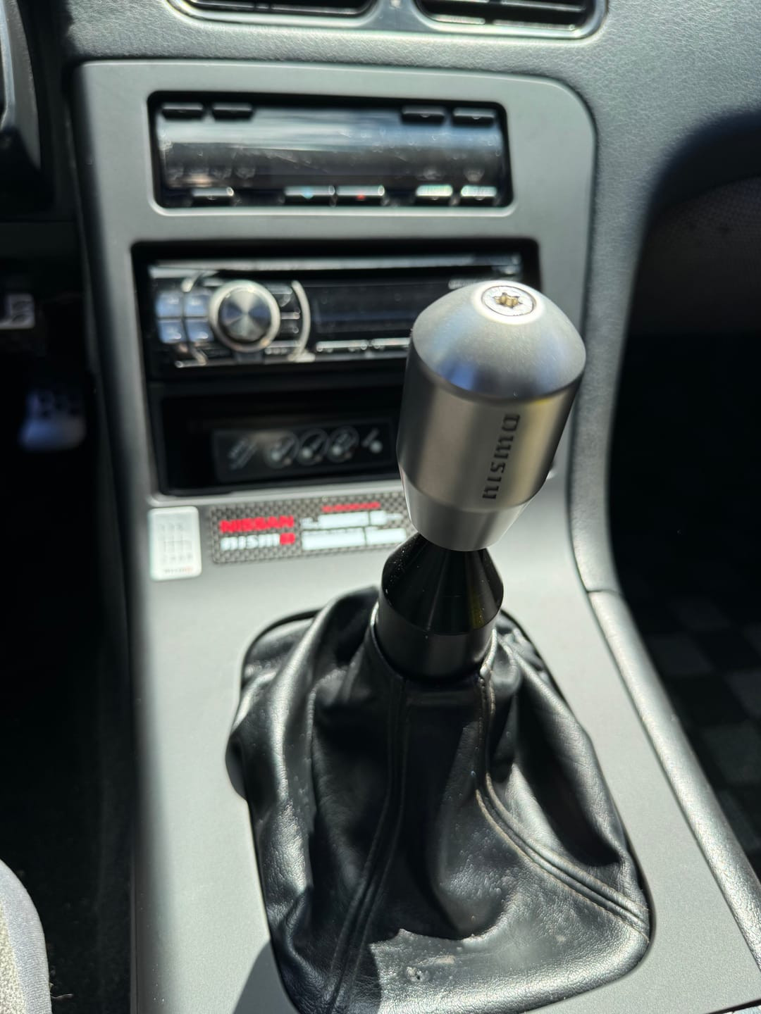 Customer photo review of Nissan Silvia S13 / 180SX / 200SX / 240SX Center Console Radio & Shifter Trim with Shift Boot Retainer, LHD & RHD