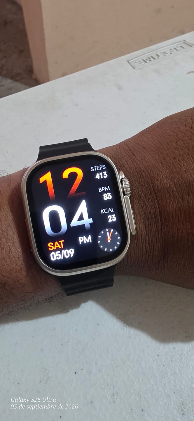 Customer photo review of Smartwatch Reloj Kronos Grand STF Pantalla IPS 49 mm Carga Inalámbrica Llamadas IP67