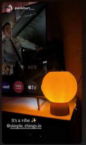 Customer photo review of Orbian Lamp