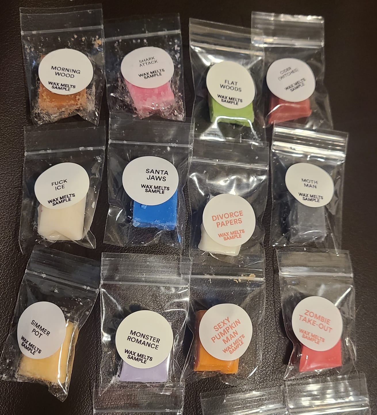 Customer photo review of Wax Sample Pack! 12x Mini-Samples