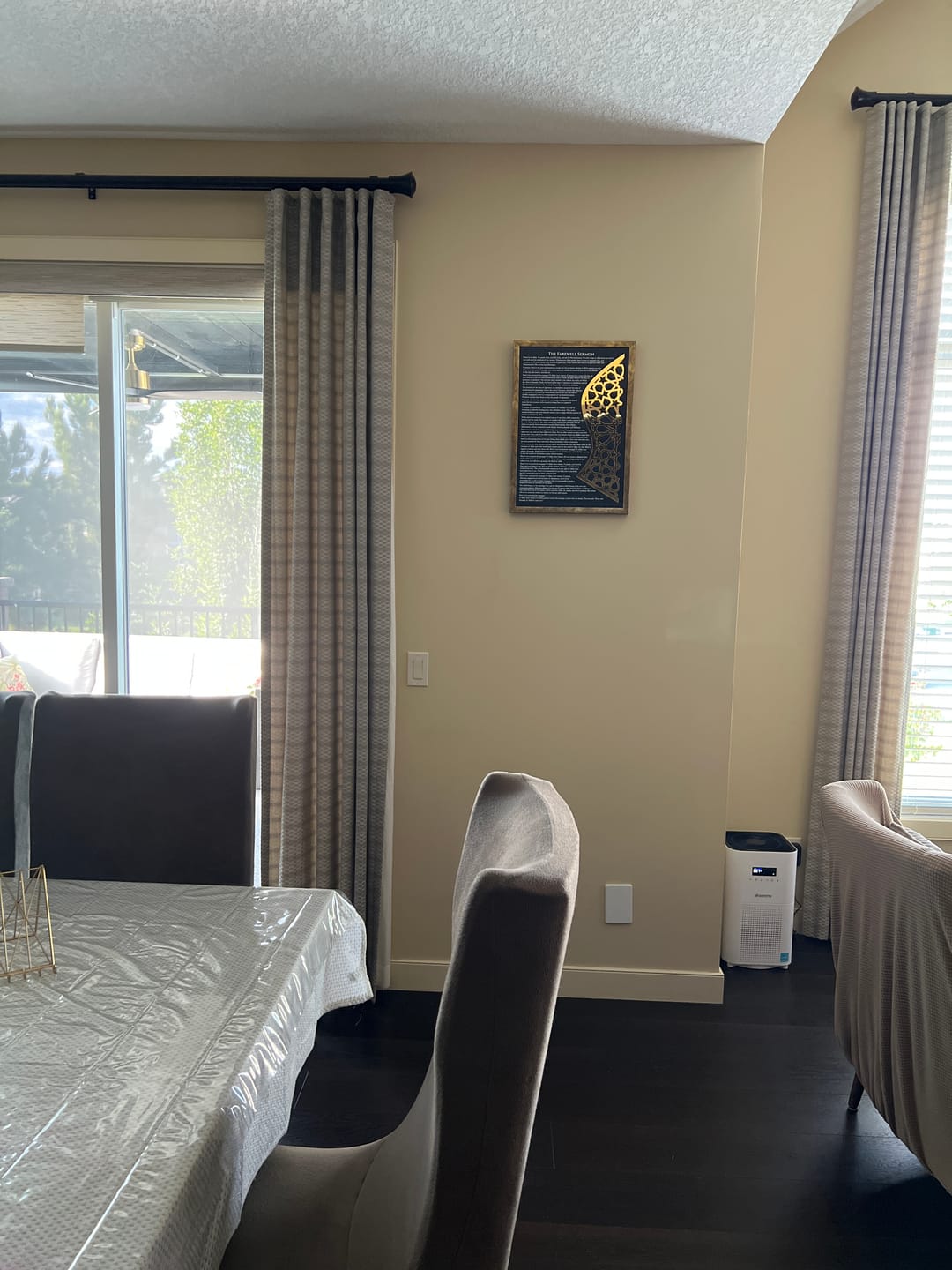 Customer photo review of The Farewell Sermon of Prophet Muhammad (PBUH) Framed Islamic Wall Art