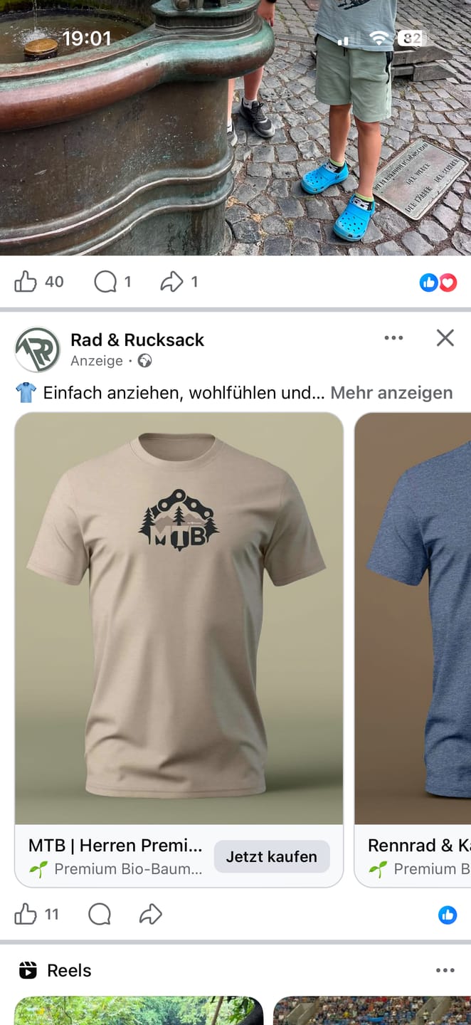 Customer photo review of MTB | Herren Premium Organic T-Shirt