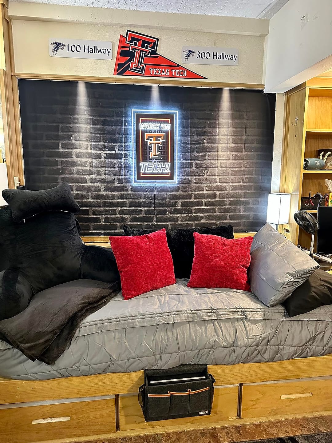 Customer photo review of Cosy Nook Reading Pillow