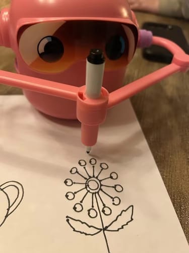 Customer photo review of SketchBot™ – Smart Drawing & Learning Robot