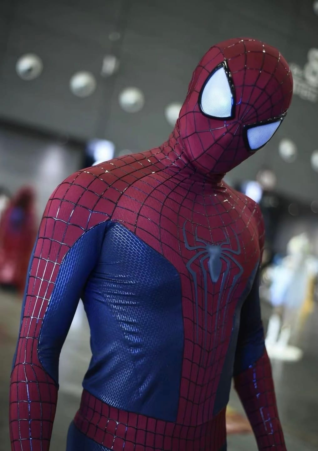 Customer photo review of The Amazing Spider-Man Costume Replica Wearable Suit (Replica Grade)(Screen Printed)