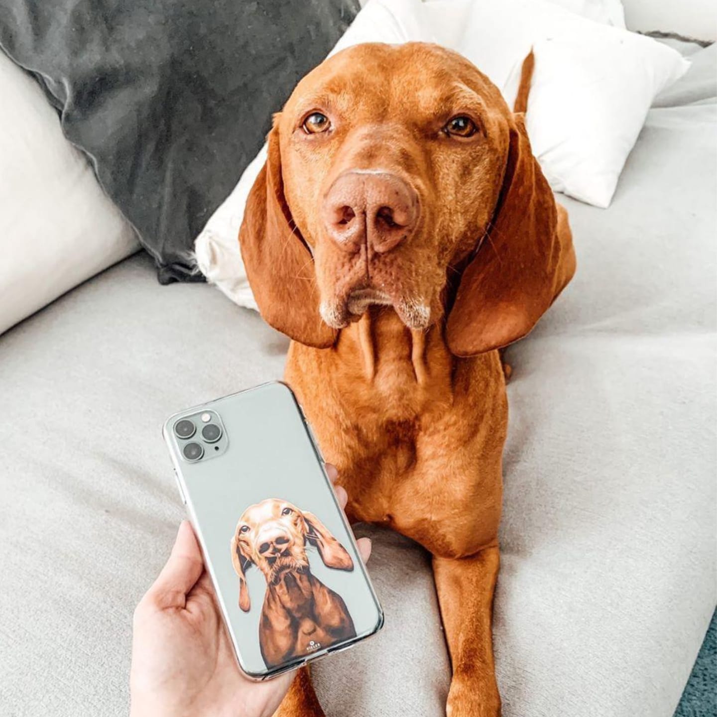 Customer photo review of Personalisierte Handyhülle - Portrait