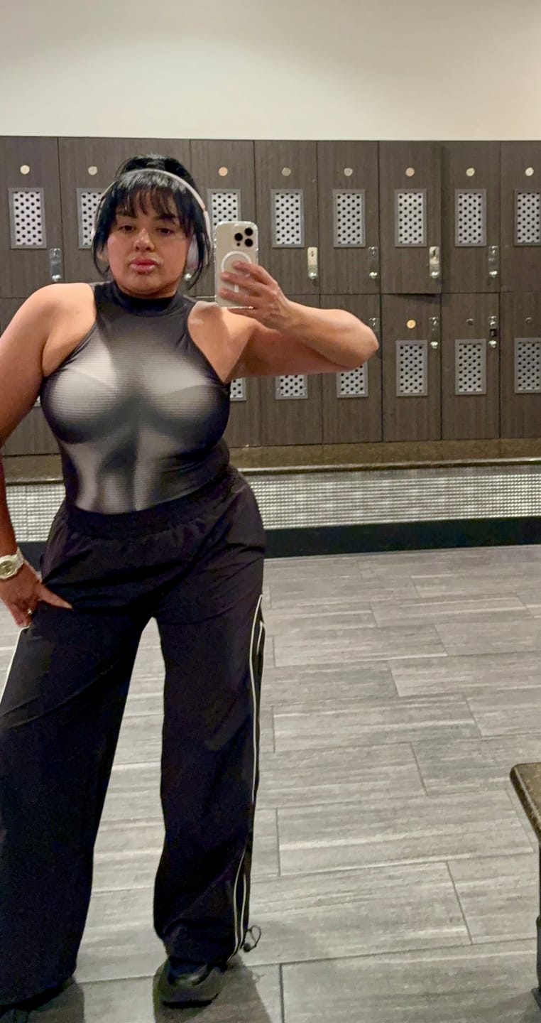 Customer photo review of Bodysuit X-Body Naked