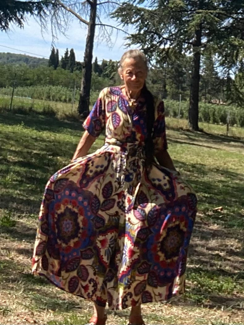 Customer photo review of La combi India manches courtes en viscose Palazzo nomade