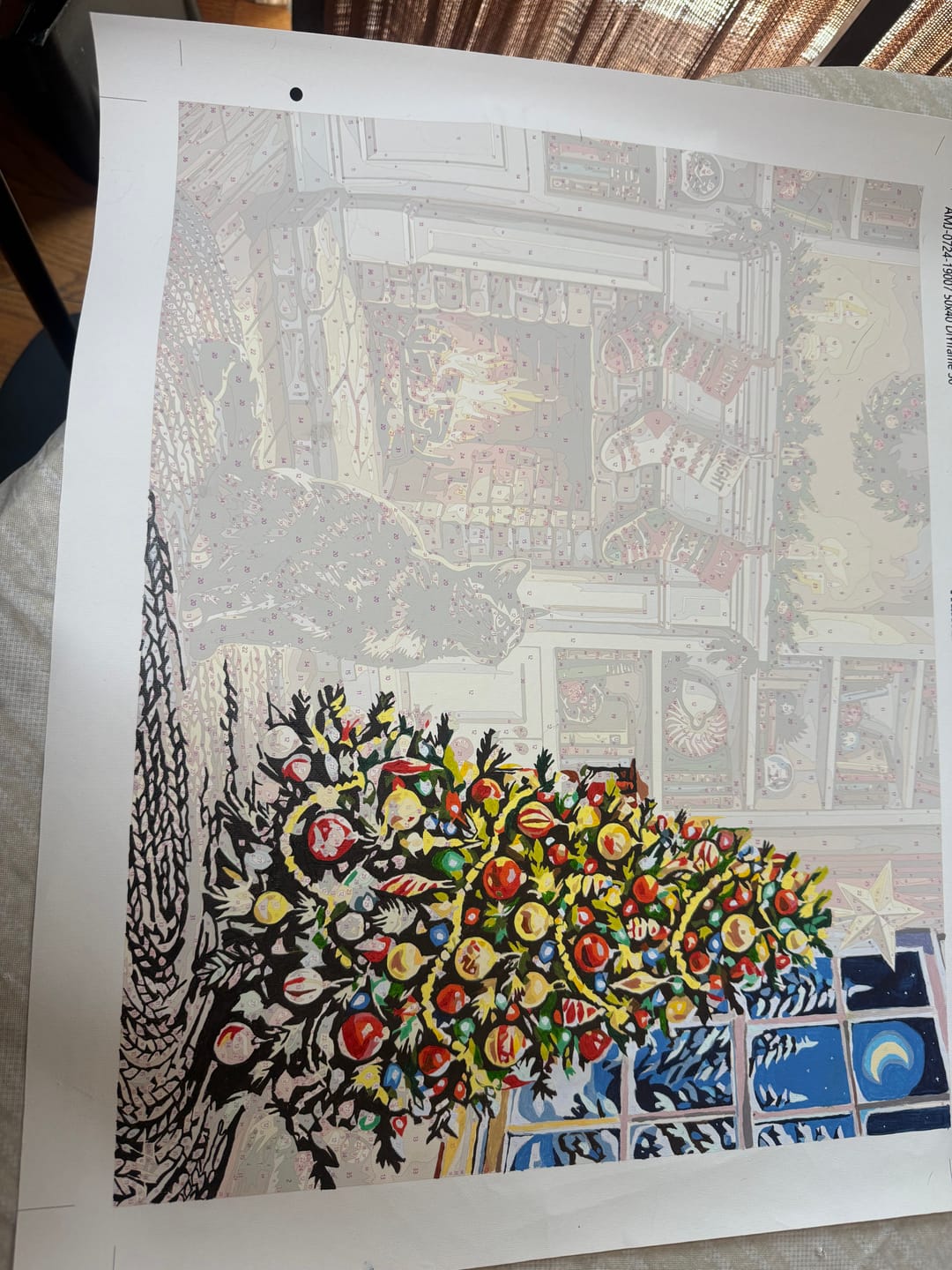 Customer photo review of Design Your Own Paint by Number with AI