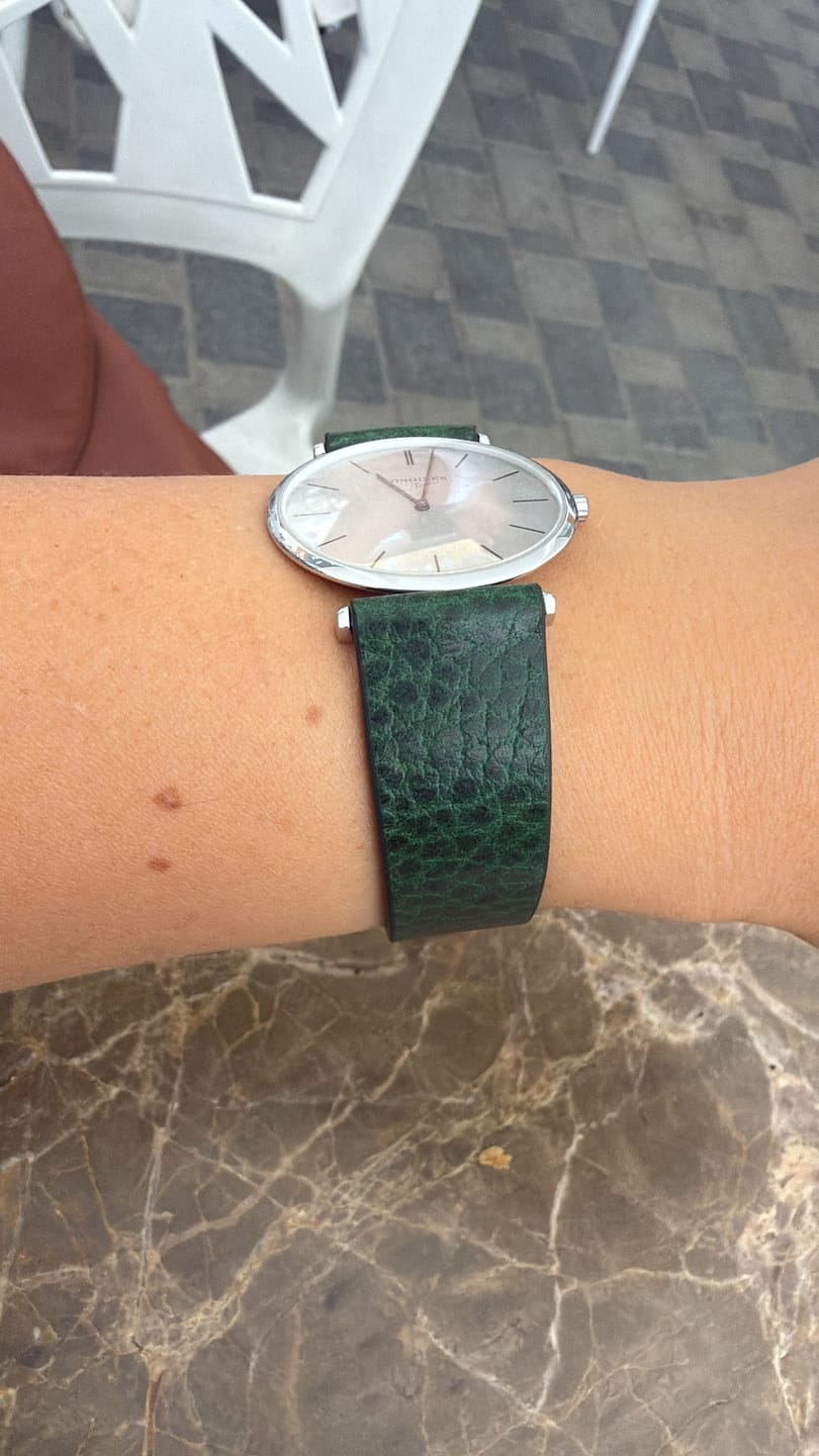 Customer photo review of Hunter Green Pebbled