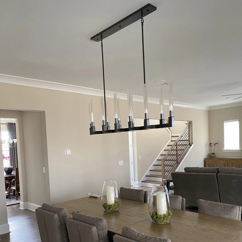 Customer photo review of Cannela Linear Chandelier