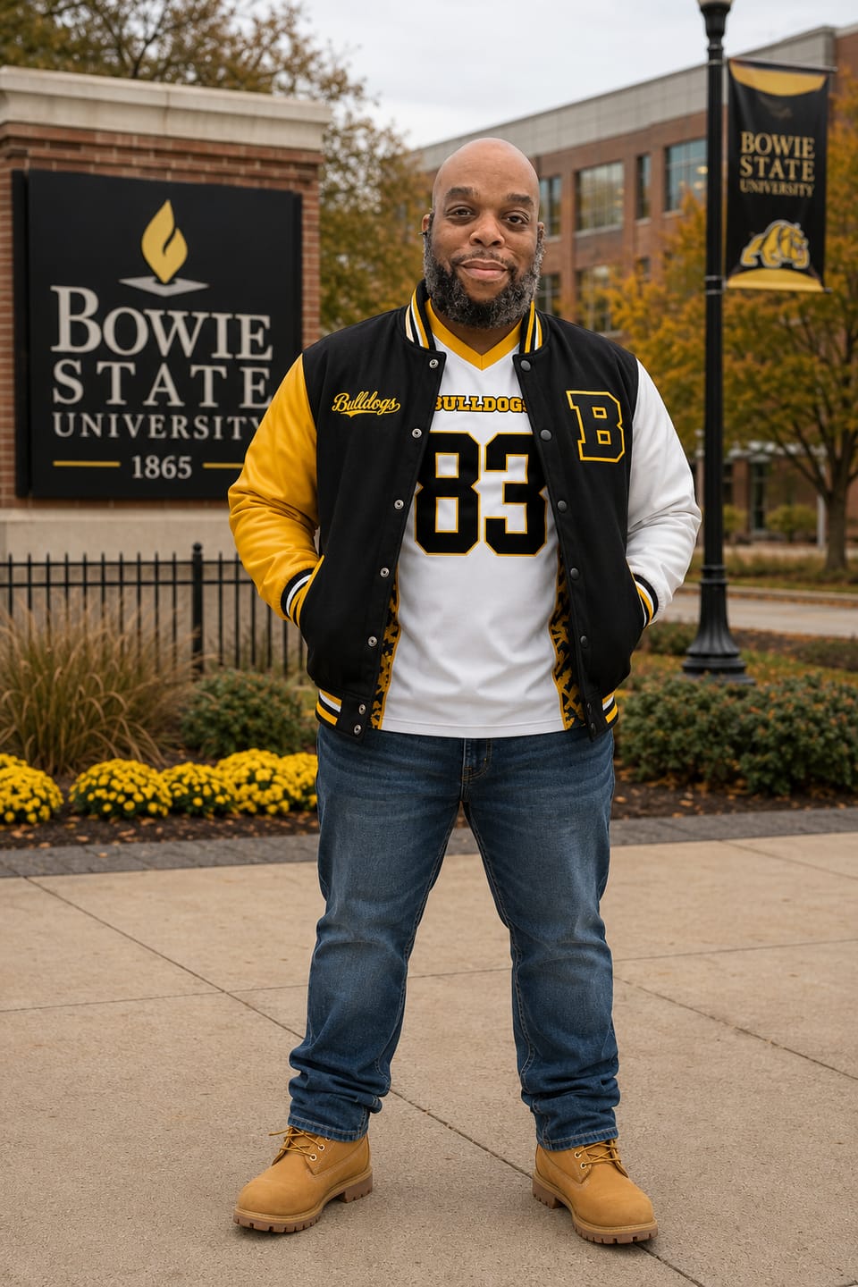 Customer photo review of Custom White Black-Yellow Raglan Sleeves Personalized Side Pattern Authentic Football Jersey