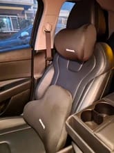 Customer photo review of Memory Foam Car Headrest Neck Pillow