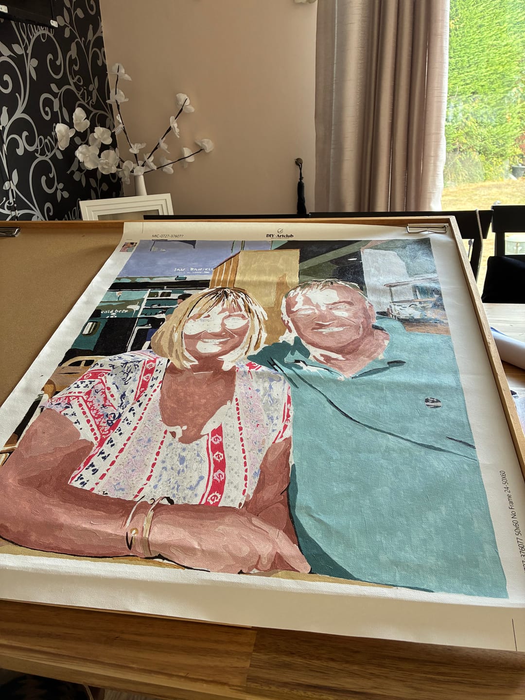 Customer photo review of Paint by Numbers Custom Kit