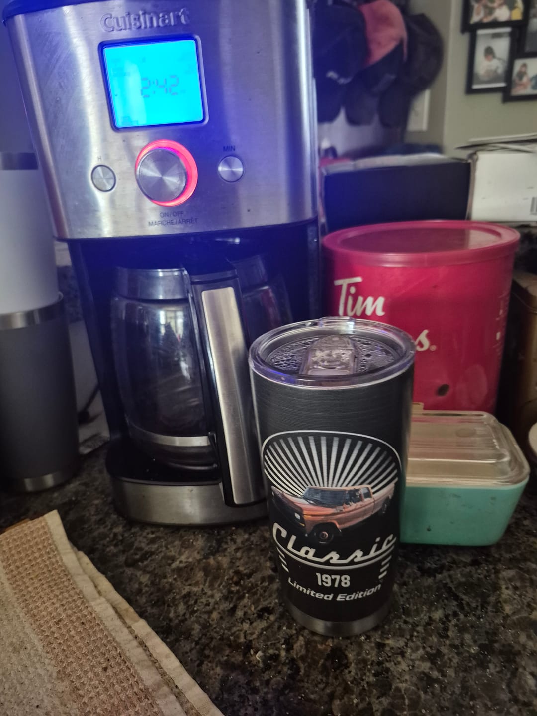 Customer photo review of Custom Photo Classic Car Limited Edition - Personalized Tumbler