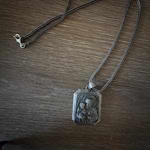 Customer photo review of Saint Joseph Necklace