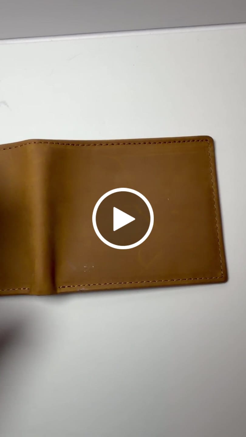 Customer video review of To My Dad - You Are Loved & Appreciated - Engraved Premium Bi-fold Leather Wallet Gift - SS627