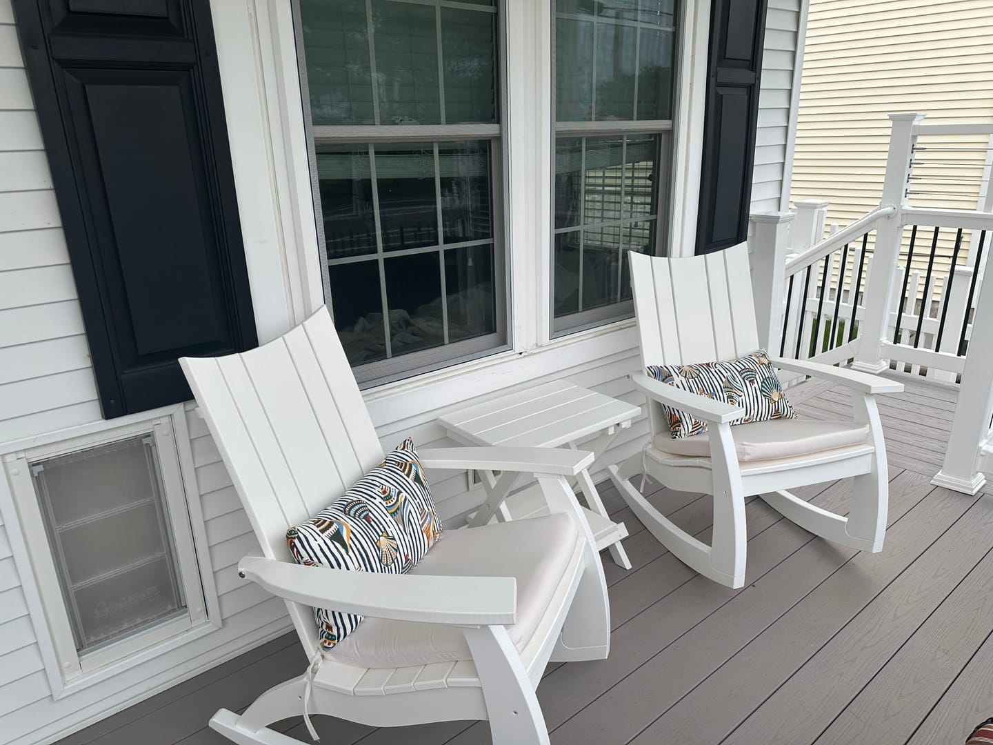 Customer photo review of Edge Modern Porch Rocker
