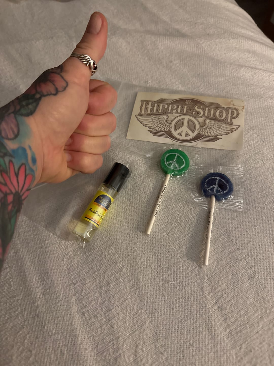 Customer photo review of Moonlight Rose Perfume Oil