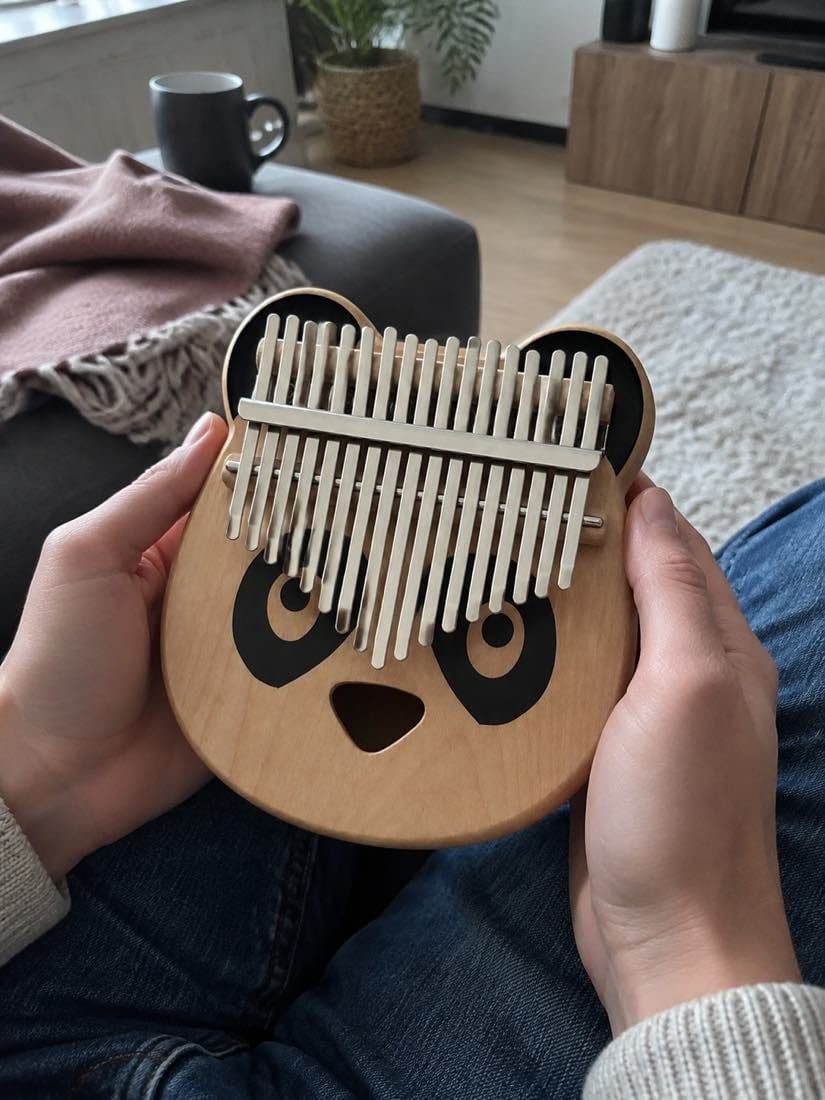 Customer photo review of Kalimba 17 Tasten - Ahornholz, Panda-Design