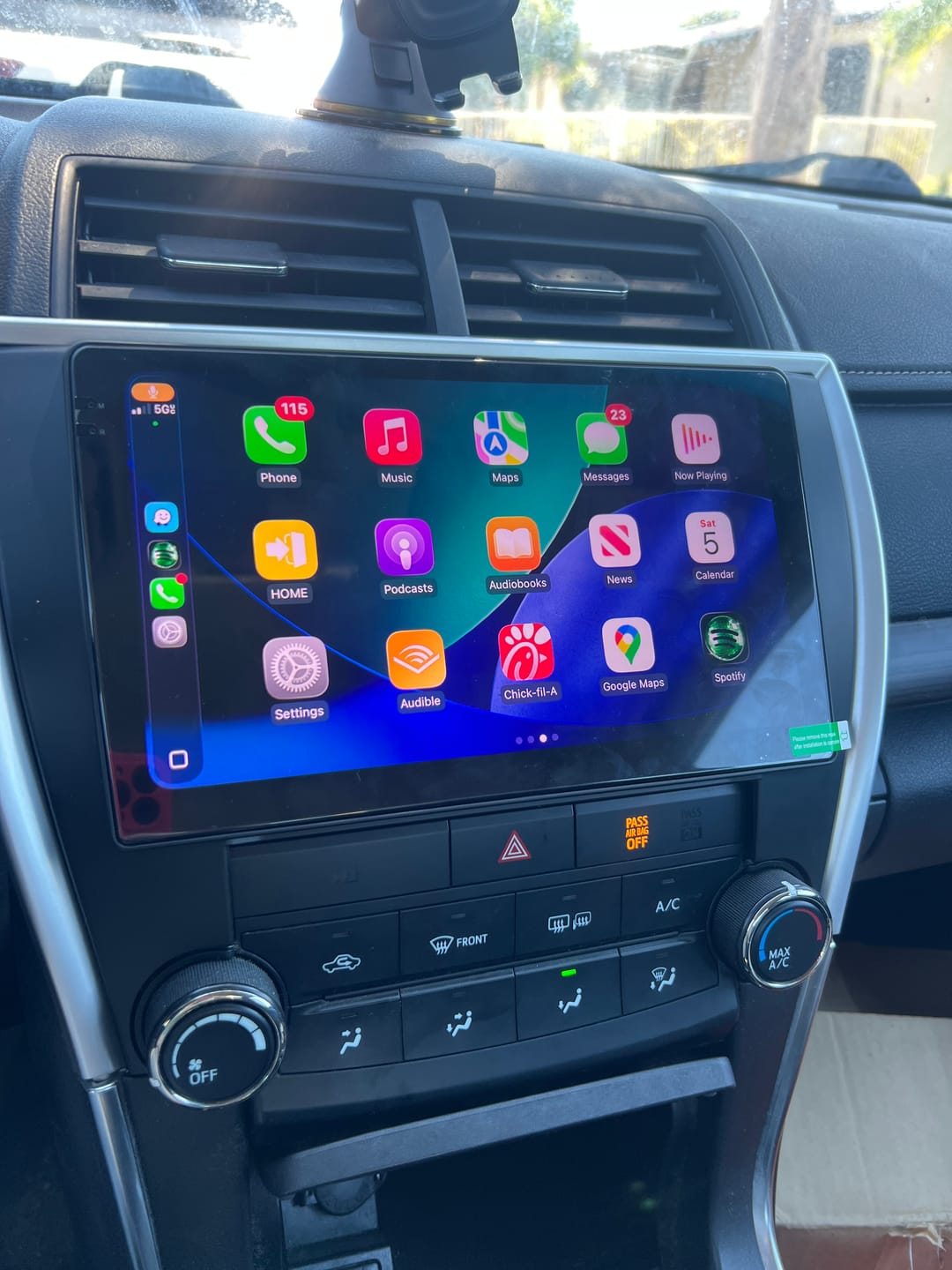 Customer photo review of Toyota Camry 2012-2017 Wireless Apple CarPlay/Android Auto Upgrade Kit