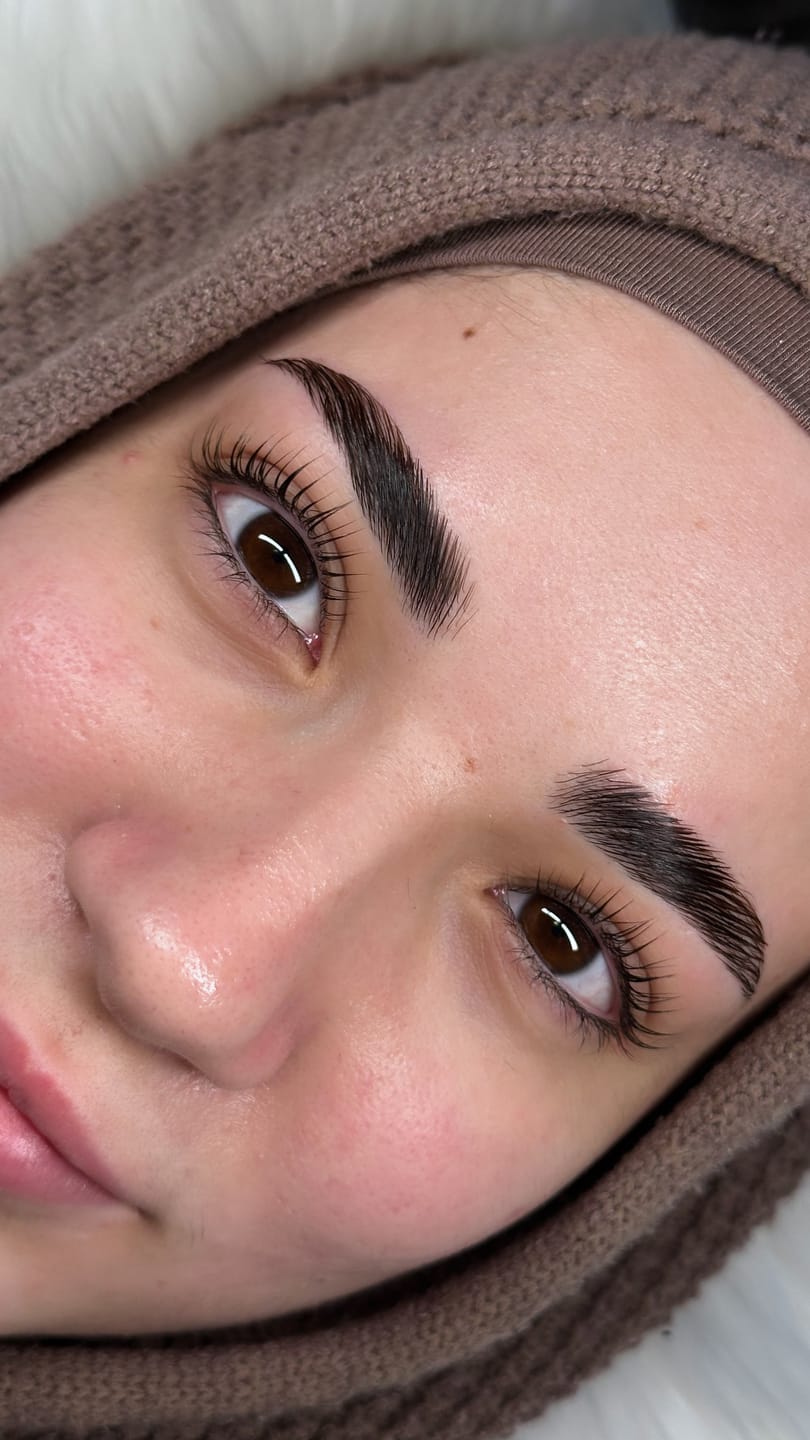 Customer photo review of Pure Care Lash & Brow Lift Pack