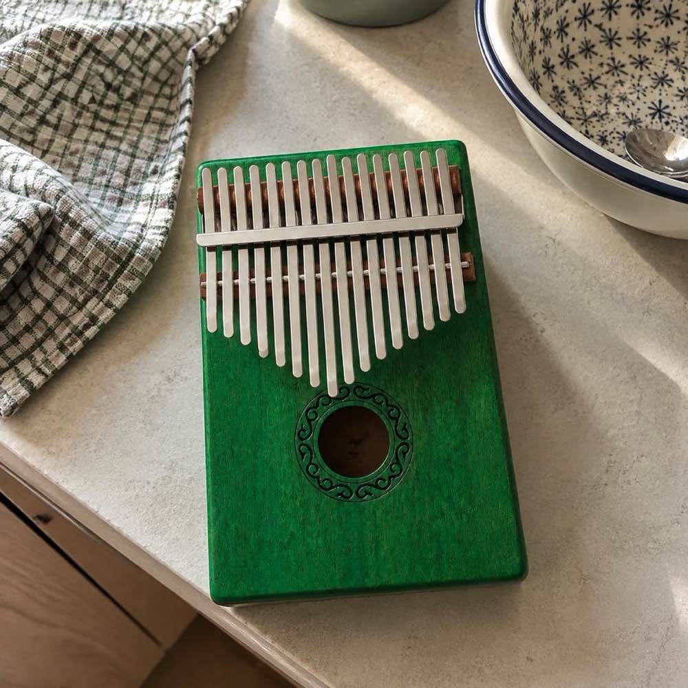 Customer photo review of Kalimba 17 Tasten - Mahagoni, Grün