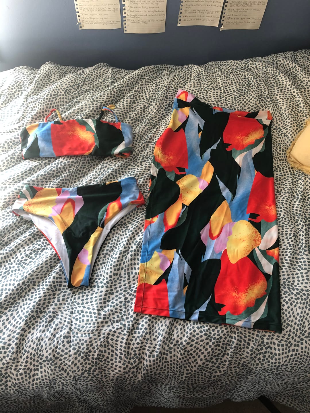 Customer photo review of Kamila 3-Pack Boho Bikini & Beach Skirt