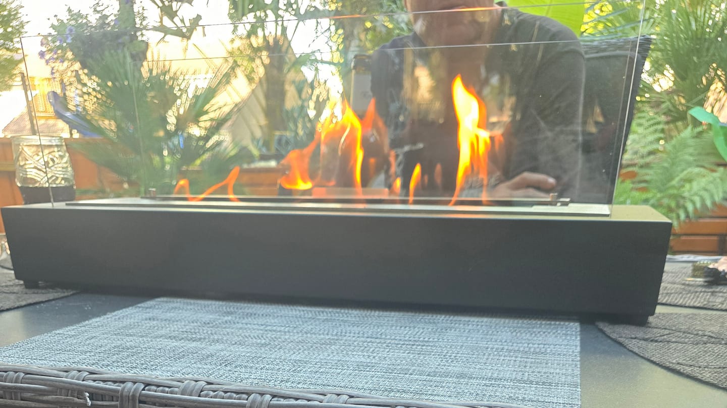 Customer photo review of Bioethanol Tischkamin | Tischfeuer - LECCE XL