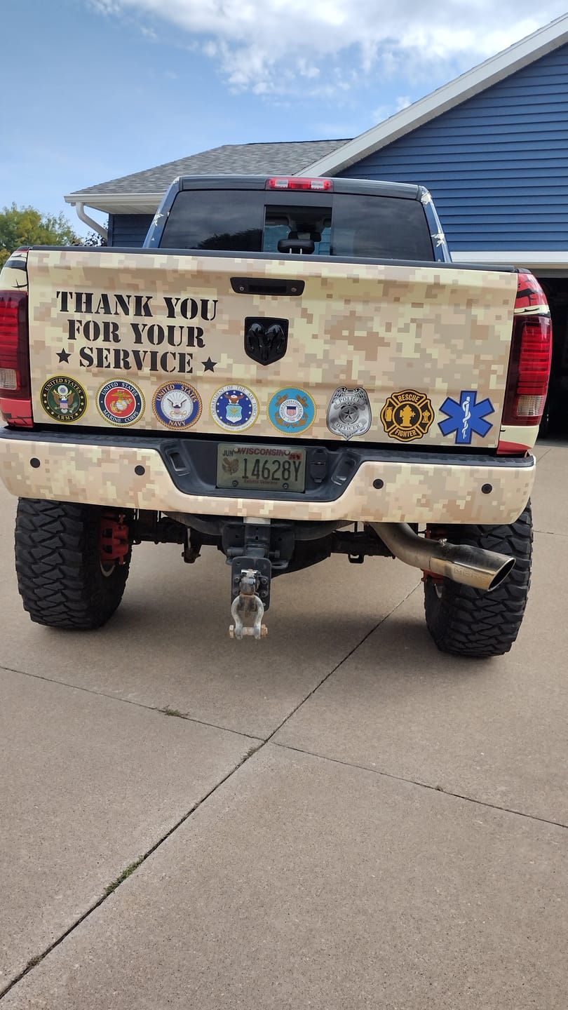 Customer photo review of Veteran Supporters Club - Free Thank You Coin