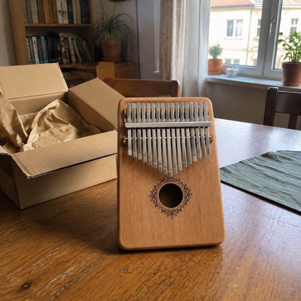 Customer photo review of Kalimba 17 Tasten - Mahagoni, für Entspannung