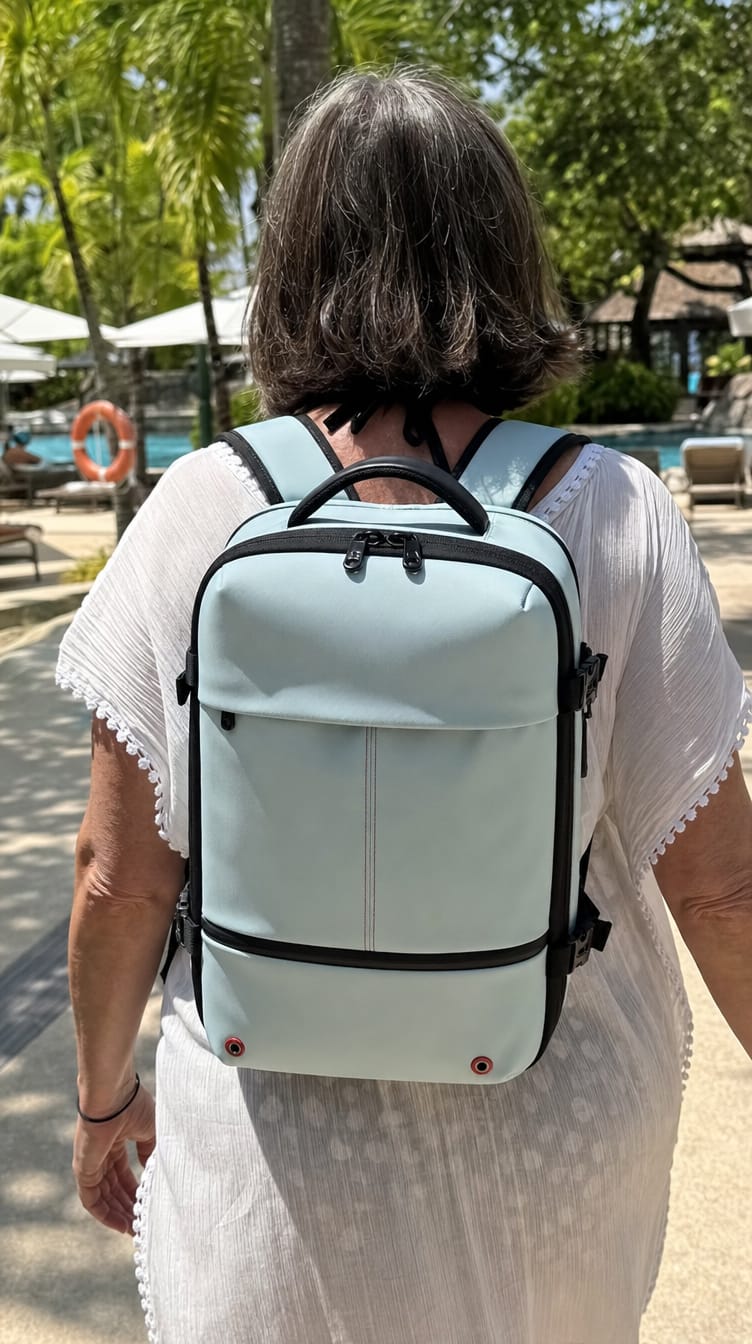 Customer photo review of VAULTBAG® Original Under Seat 40L (Ryanair/easyJet)