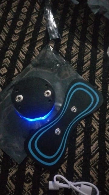 Customer photo review of RelaxWave EMS Neck & Back Massager