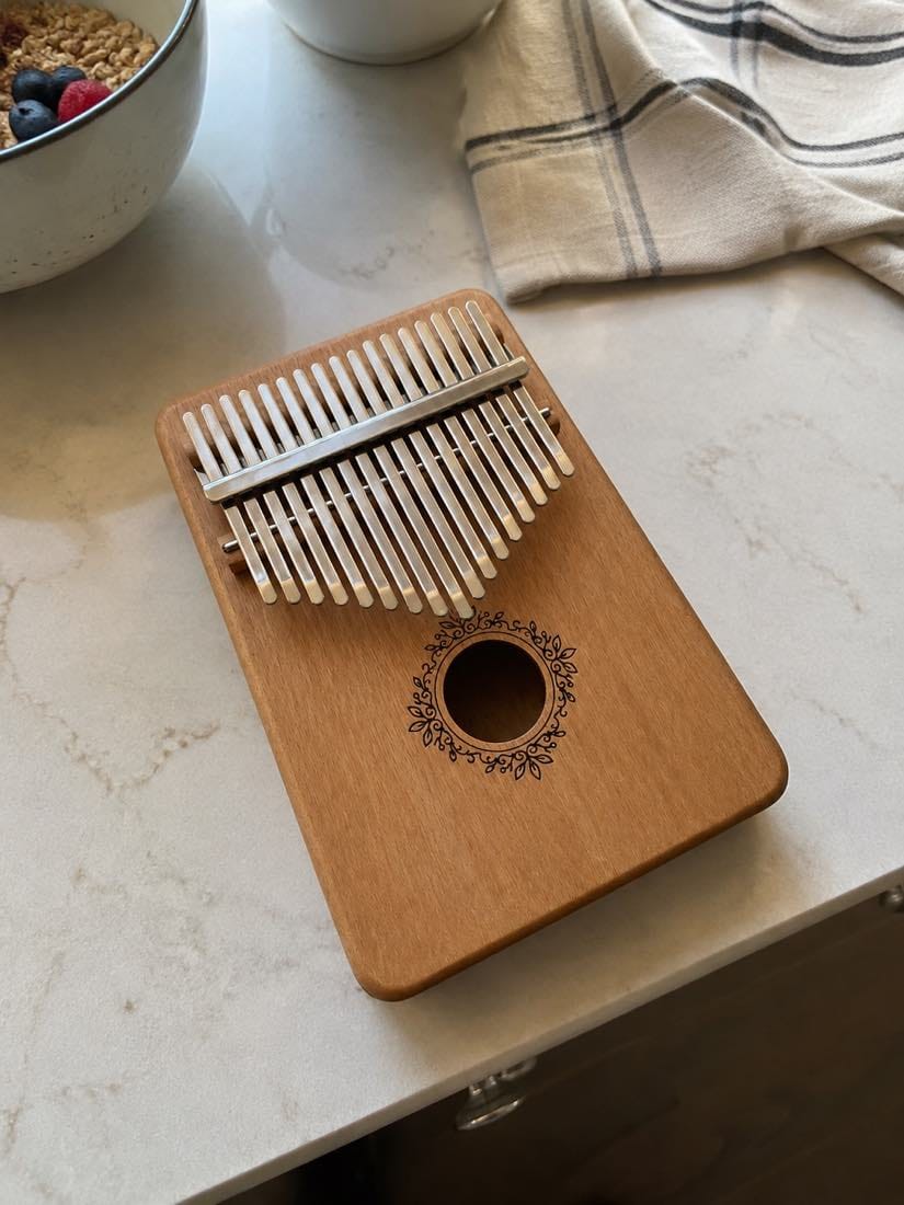 Customer photo review of Kalimba 17 Tasten - Mahagoni, für Entspannung