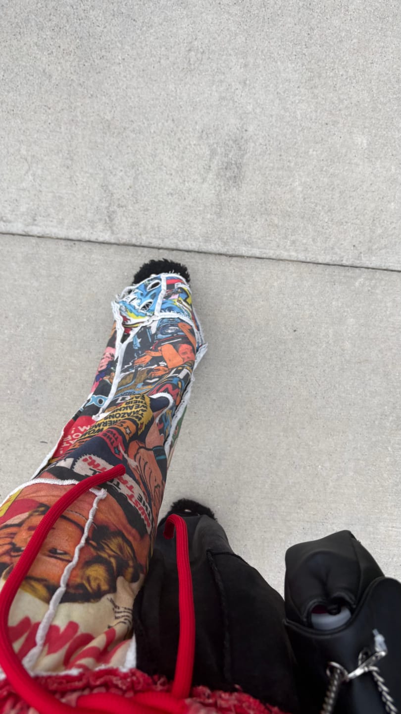 Customer photo review of BLACK WIDOW SWEATS