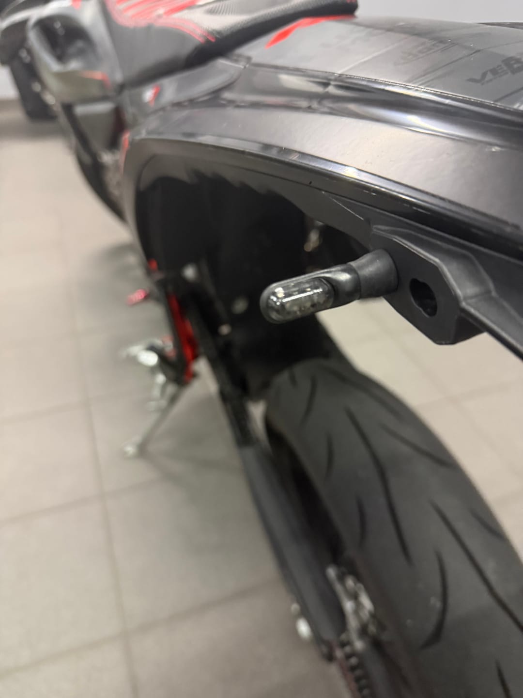 Customer photo review of Supermoto Indicators (Small Tinted Blinkers)