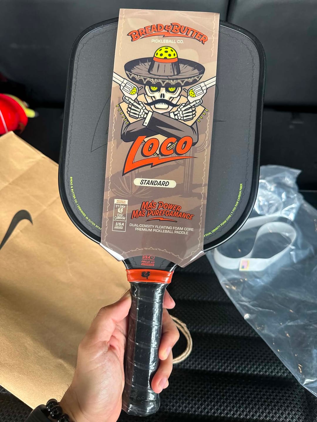Customer photo review of The Loco 16mm Pickleball Paddle Standard