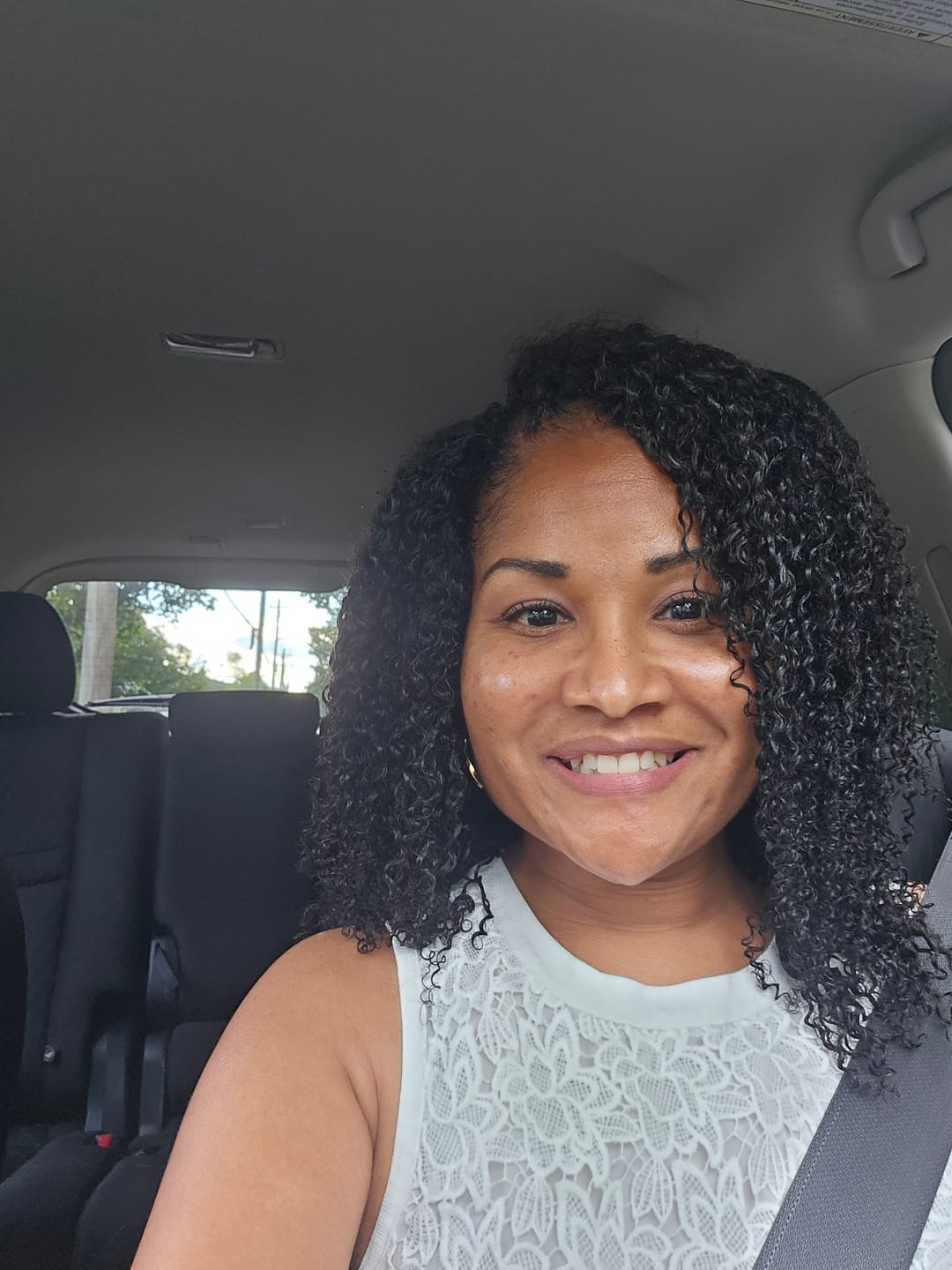 Customer photo review of Multi-Textured Kinky Curly Crochet Hair