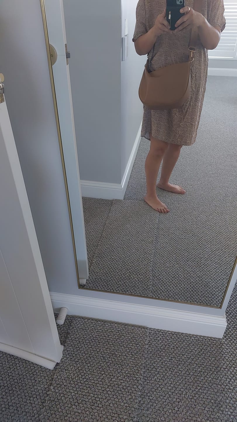 Customer photo review of Georgina Shoulder Bag - Honey