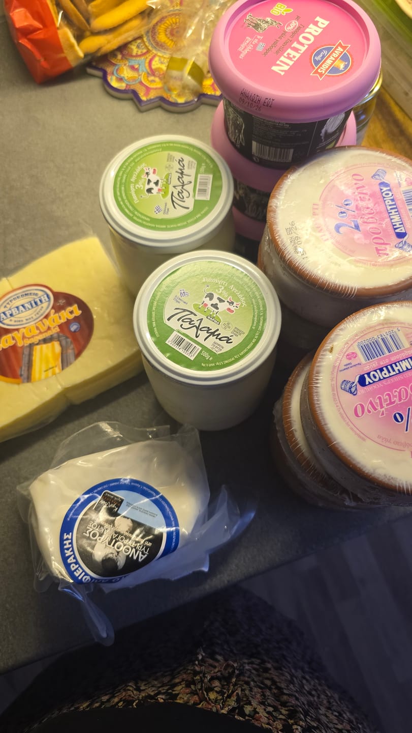 Customer photo review of Traditional Greek Strained Cow Yogurt 3% – Naturally Thick, High Protein & Low Fat (500g)