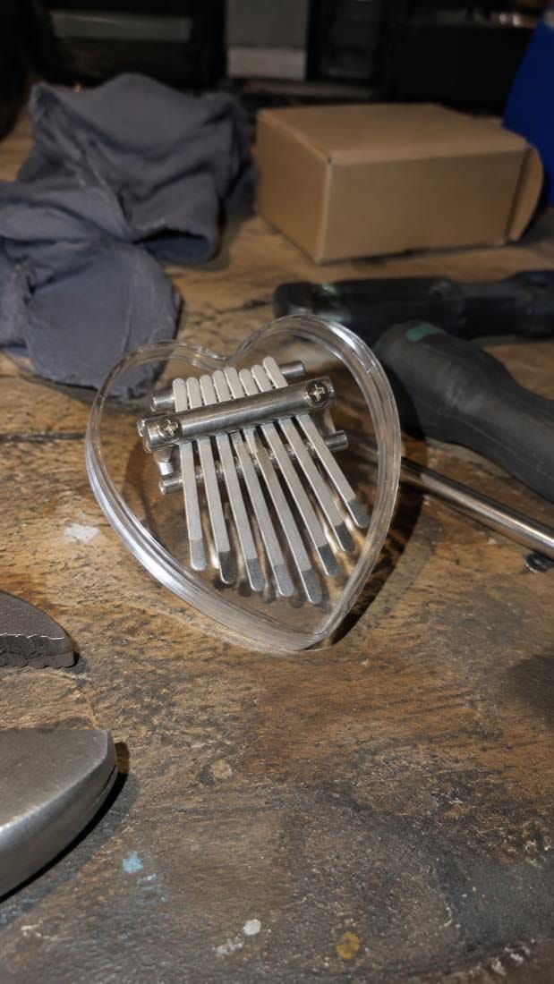 Customer photo review of Kalimba 8 Tasten - Acryl, für Einsteiger