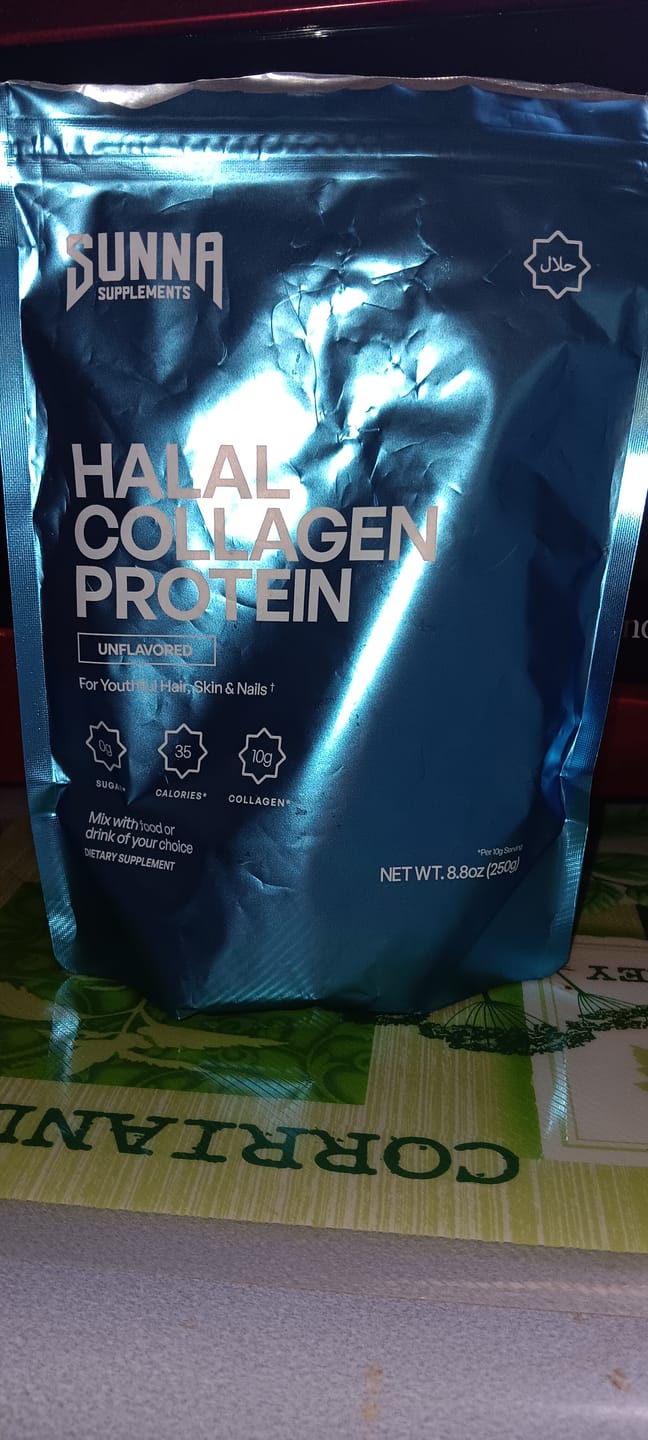 Customer photo review of Halal Collagen Protein