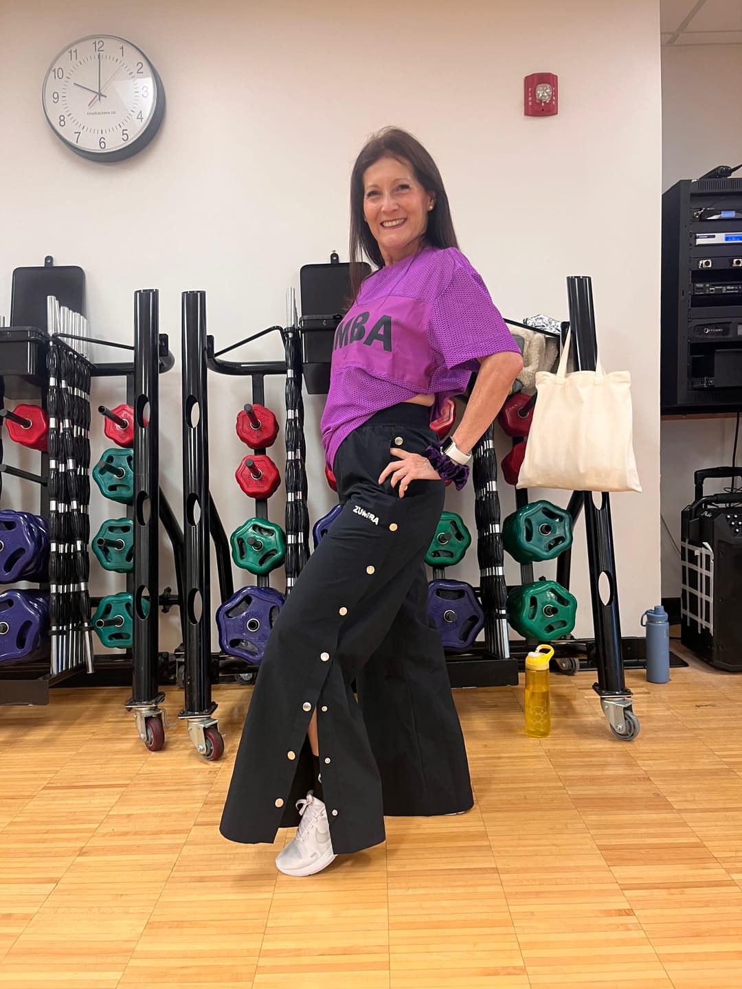 Customer photo review of Ultrabright Mesh Boxy Top