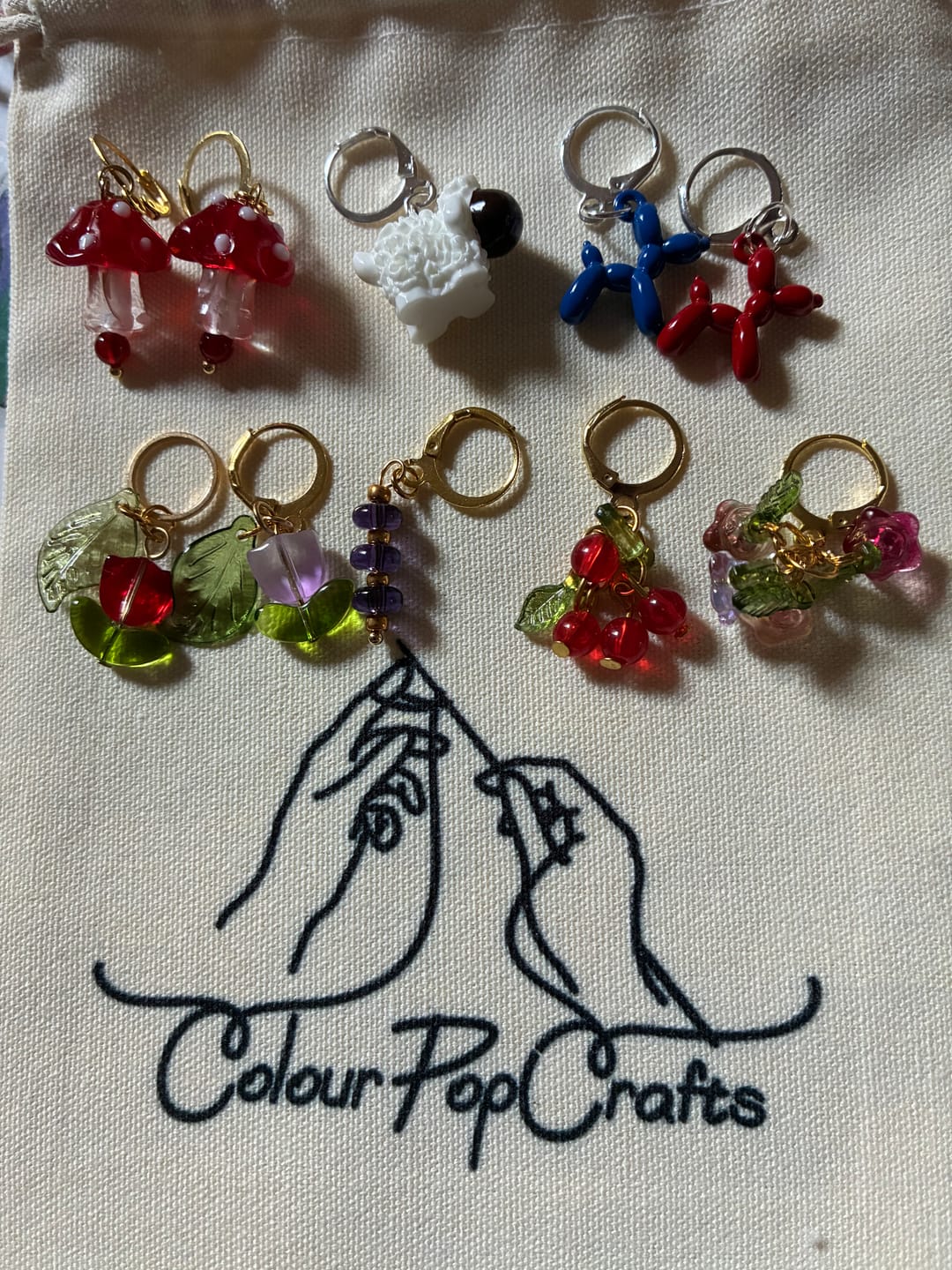 Customer photo review of Make Your Own Stitch Markers Workshop. Saturday 5th September, 1:00 pm