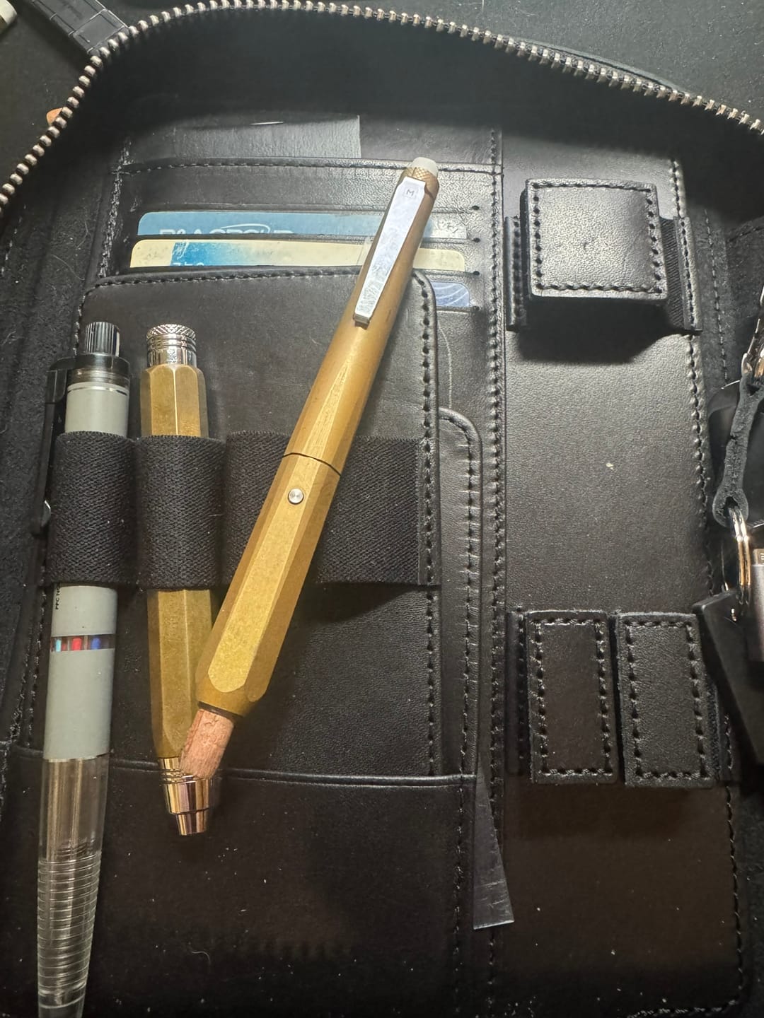 Customer photo review of FERRULE - Brass Pencil Holder