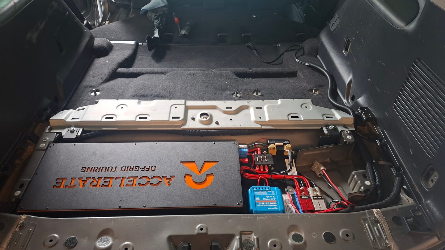 Customer photo review of Dual Battery - Y62 Patrol - 110Ah Under Floor