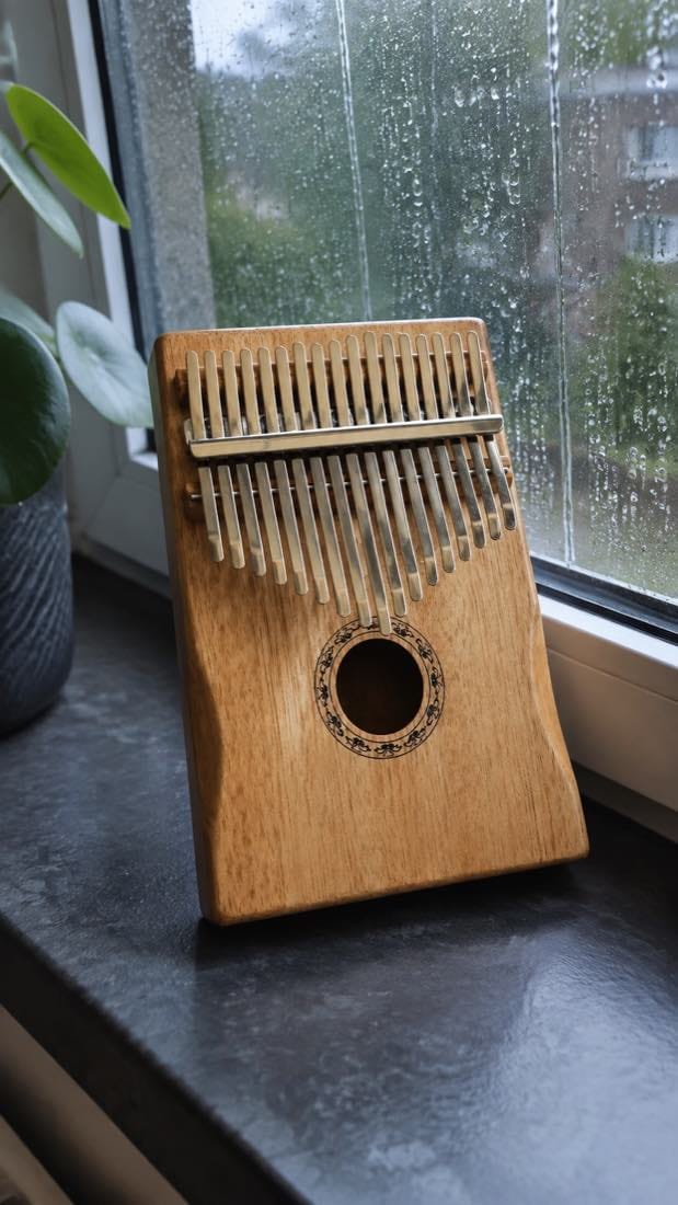 Customer photo review of Kalimba 17 Tasten - Mahagoni, mit Resonanzkammer
