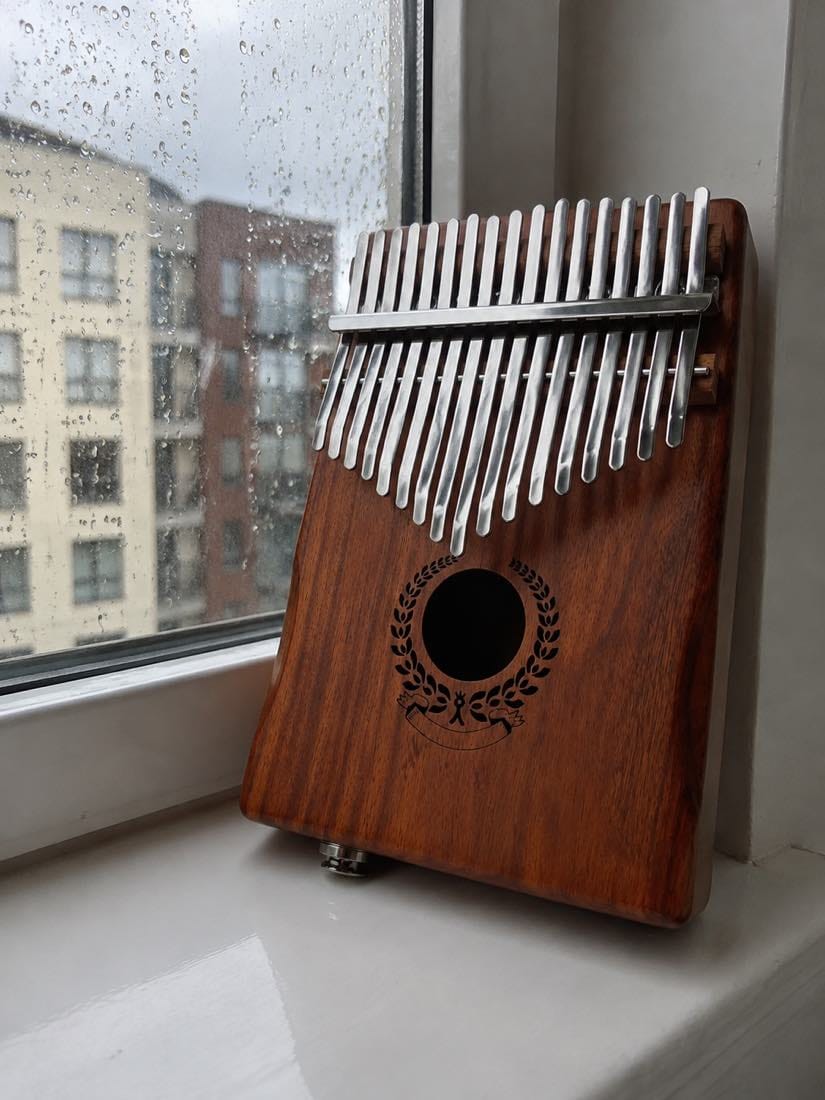 Customer photo review of Kalimba 17 Tasten - Akazienholz, mit Tonabnehmer