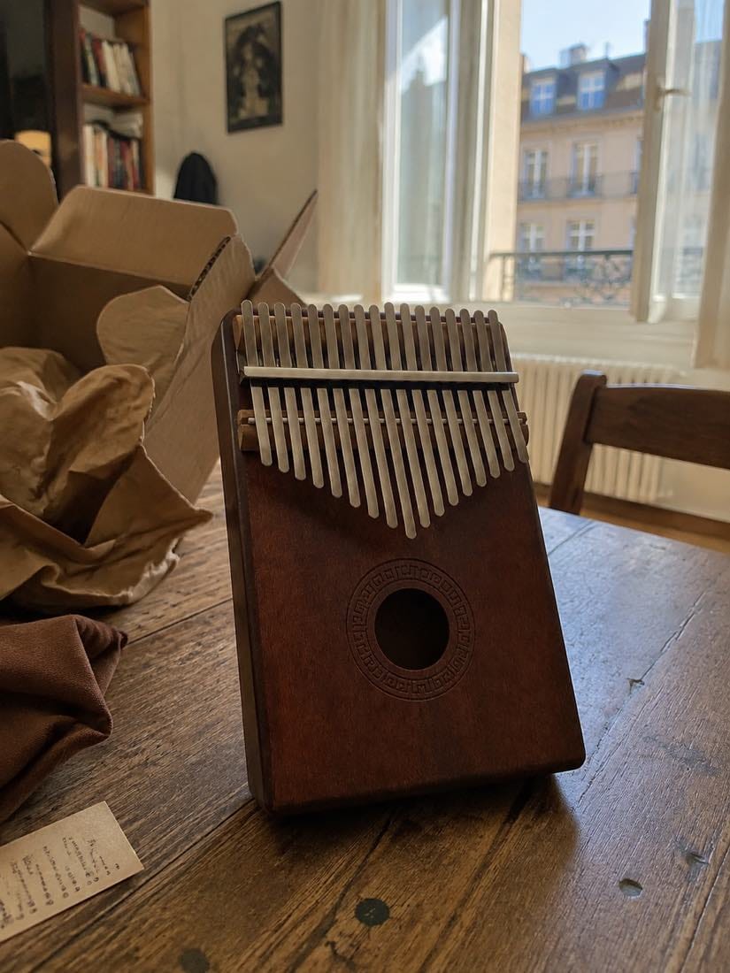 Customer photo review of Kalimba 17 Tasten - Handgefertigt